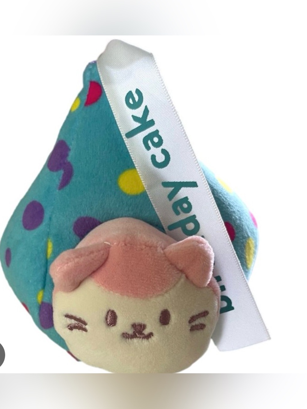 Anirollz Mini Plush 4.5 inch Kittiroll Birthday Cake Kiss House with Kitty Cat